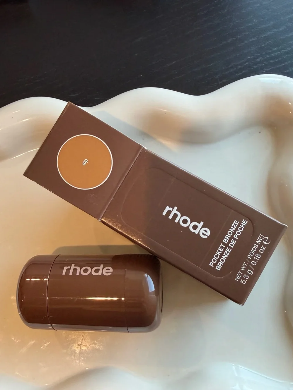 NIB rhode Pocket Bronze Long-Wearing Cream Bronzer in SIP